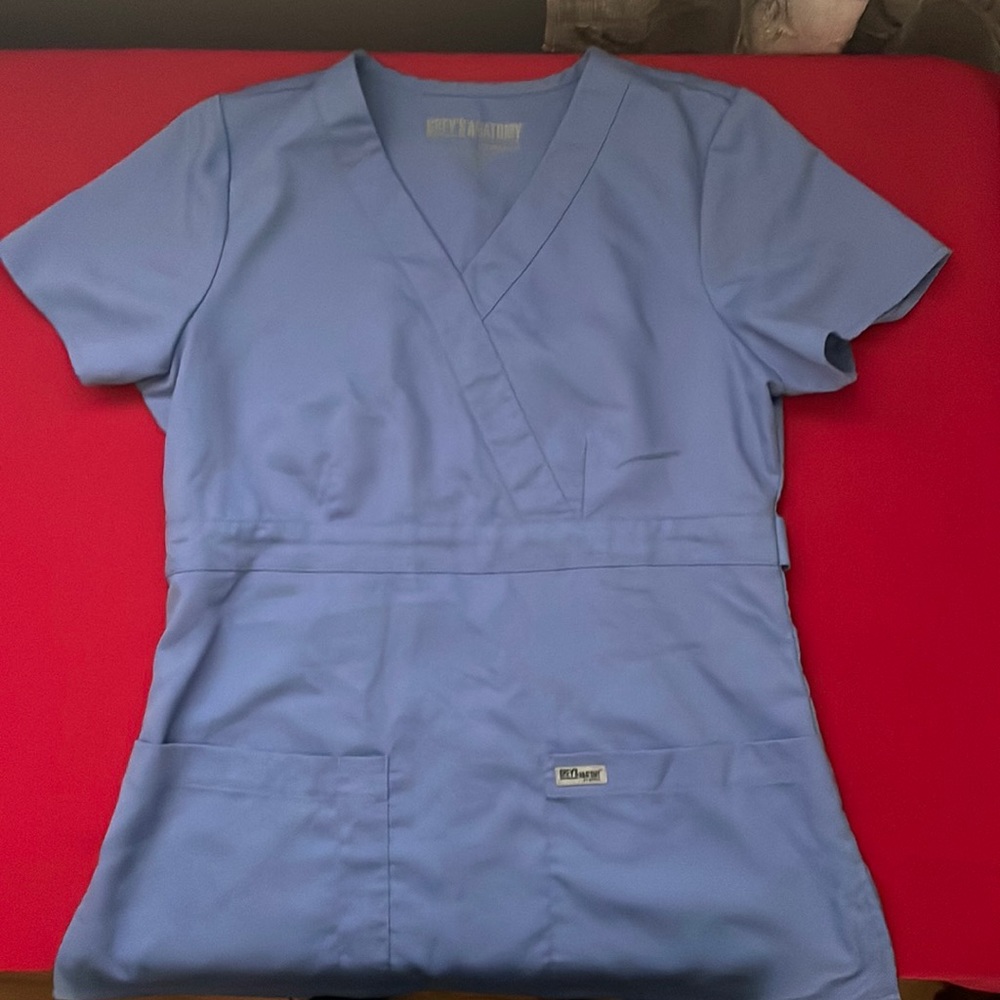 Grey’s Anatomy Mock Wrap Scrub Top
